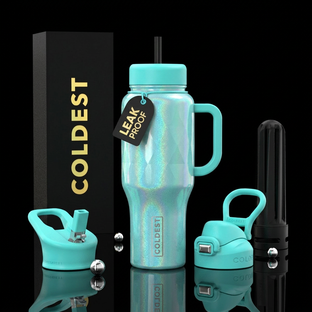 The Tiffany water bottle design