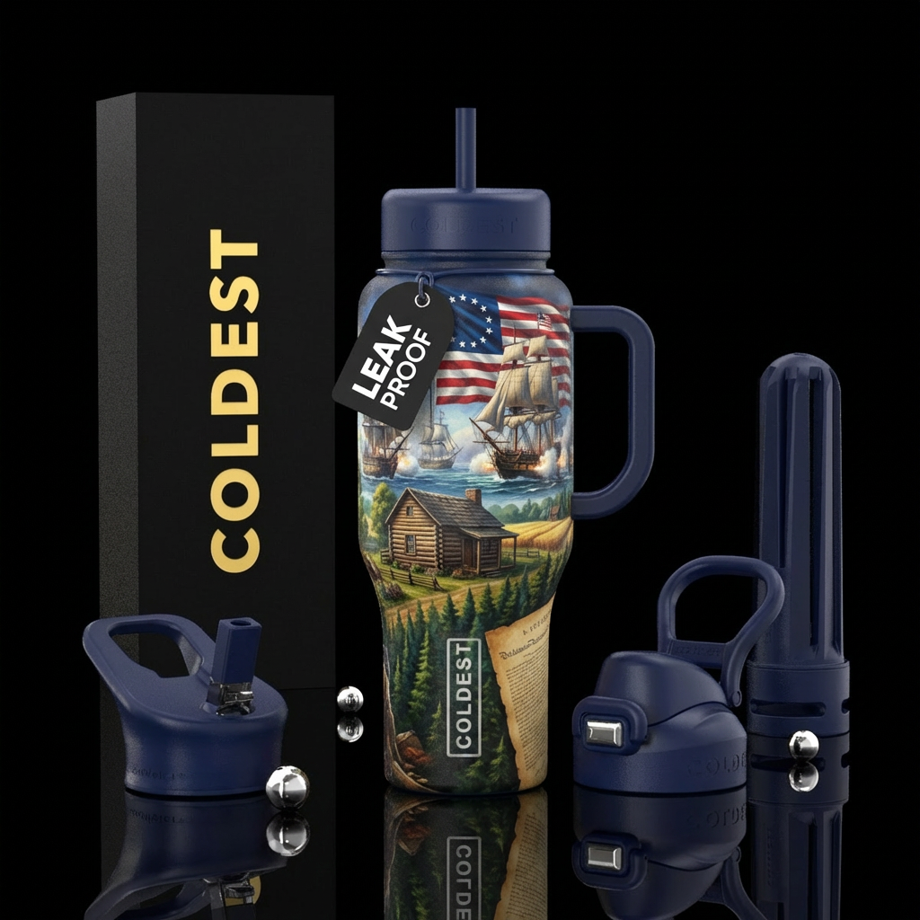 The Colonial water bottle design