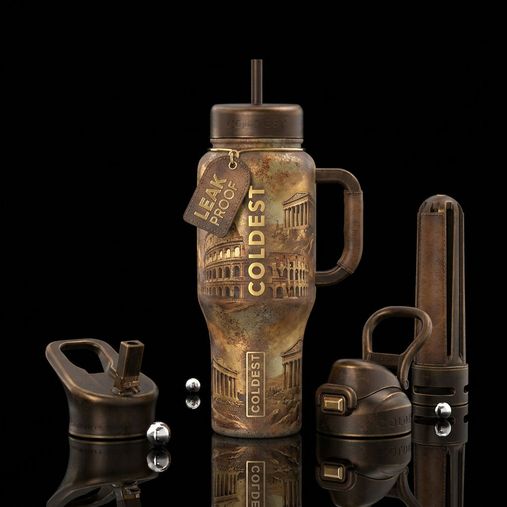 The Gladiator water bottle design
