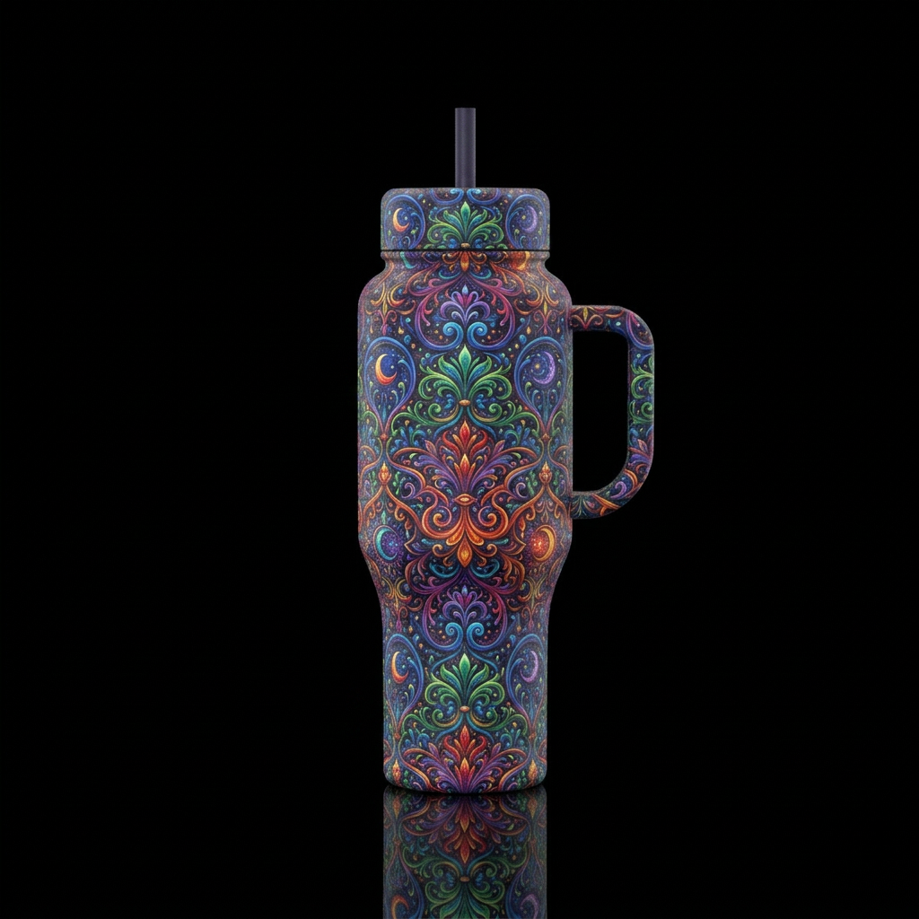 please show both the front and back of the bottle,... water bottle design