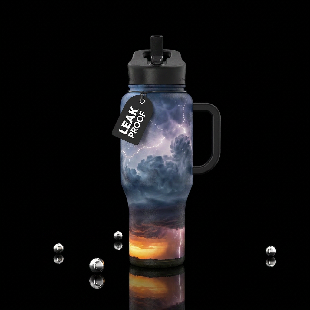 Storm Season water bottle design