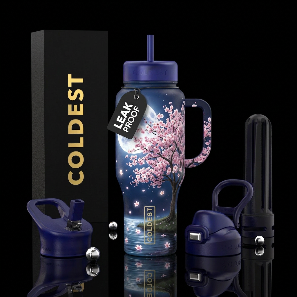 Sakura water bottle design
