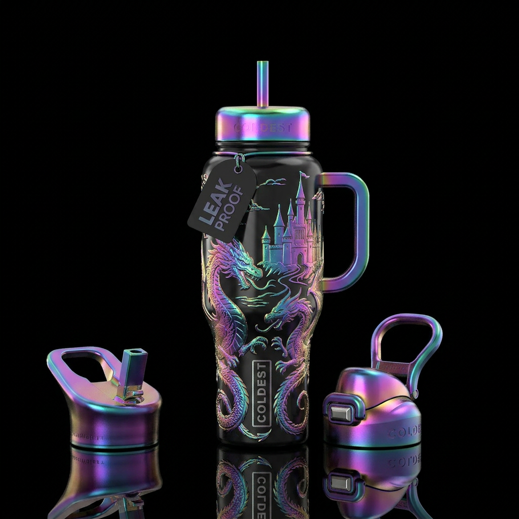 Majestic Flight water bottle design