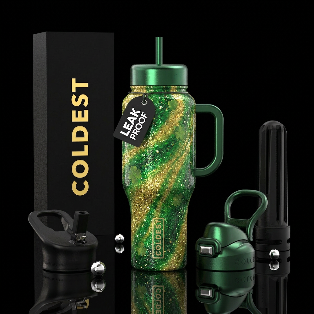 Lucky water bottle design