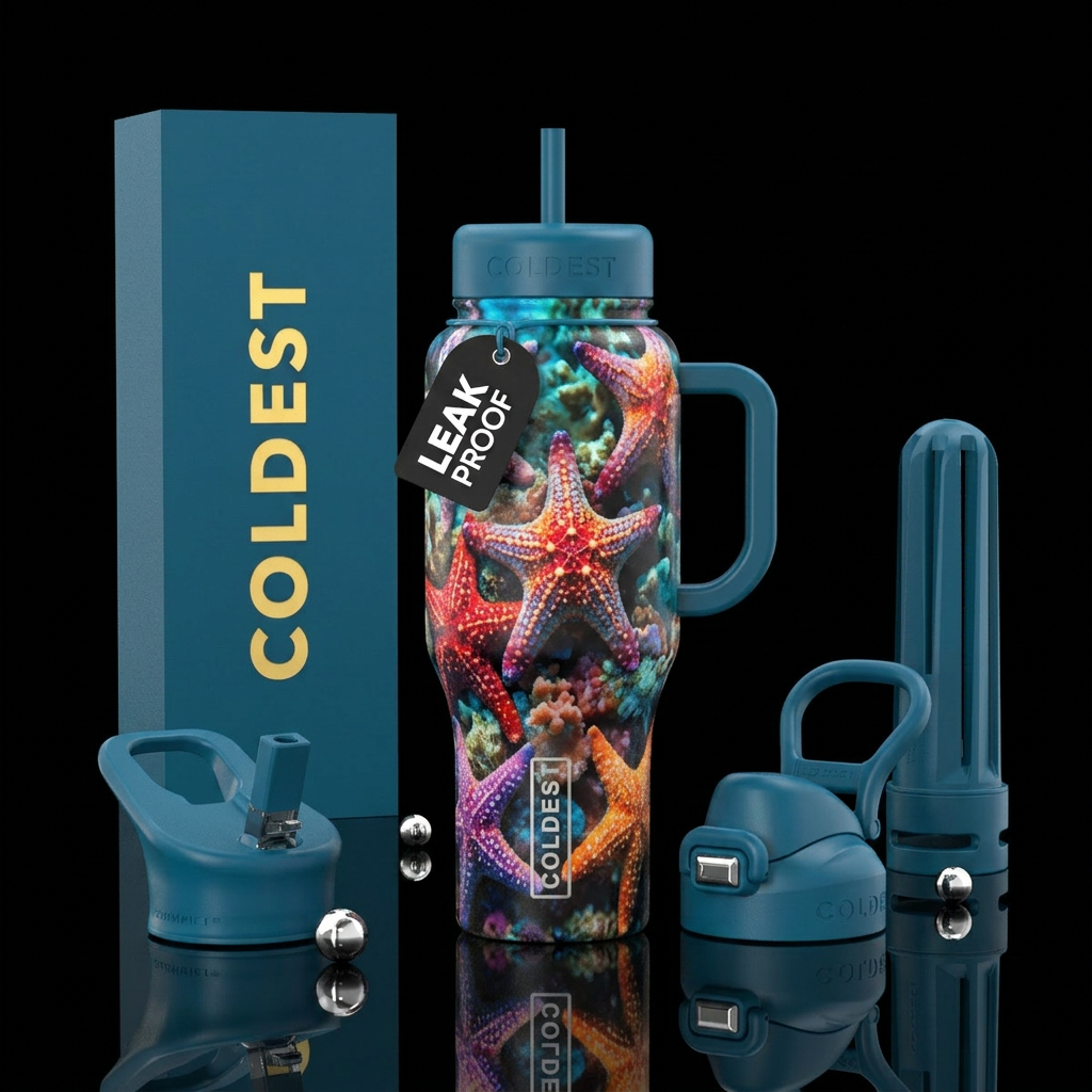 Starfish water bottle design