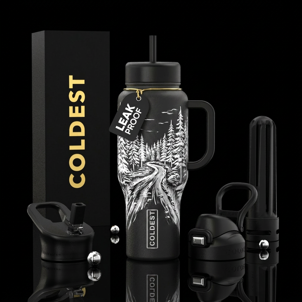 Walk in Nature water bottle design