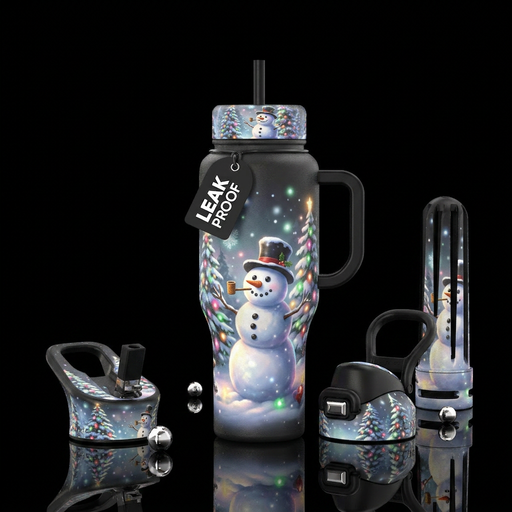Frosty Glow water bottle design