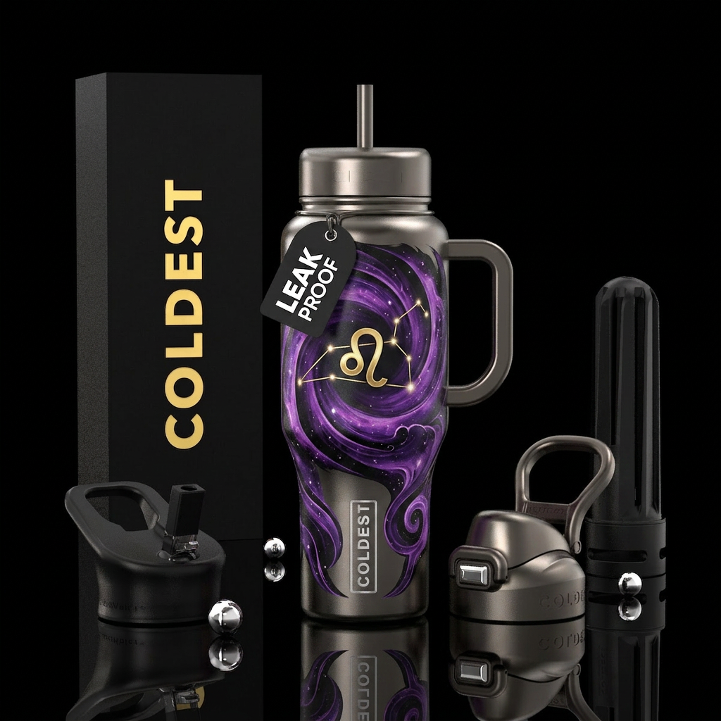 Leo water bottle design