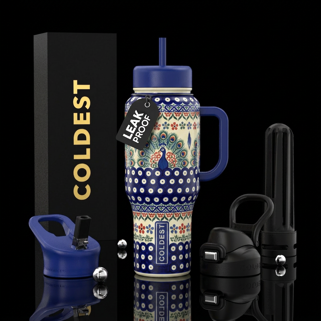 Polish pottery water bottle design
