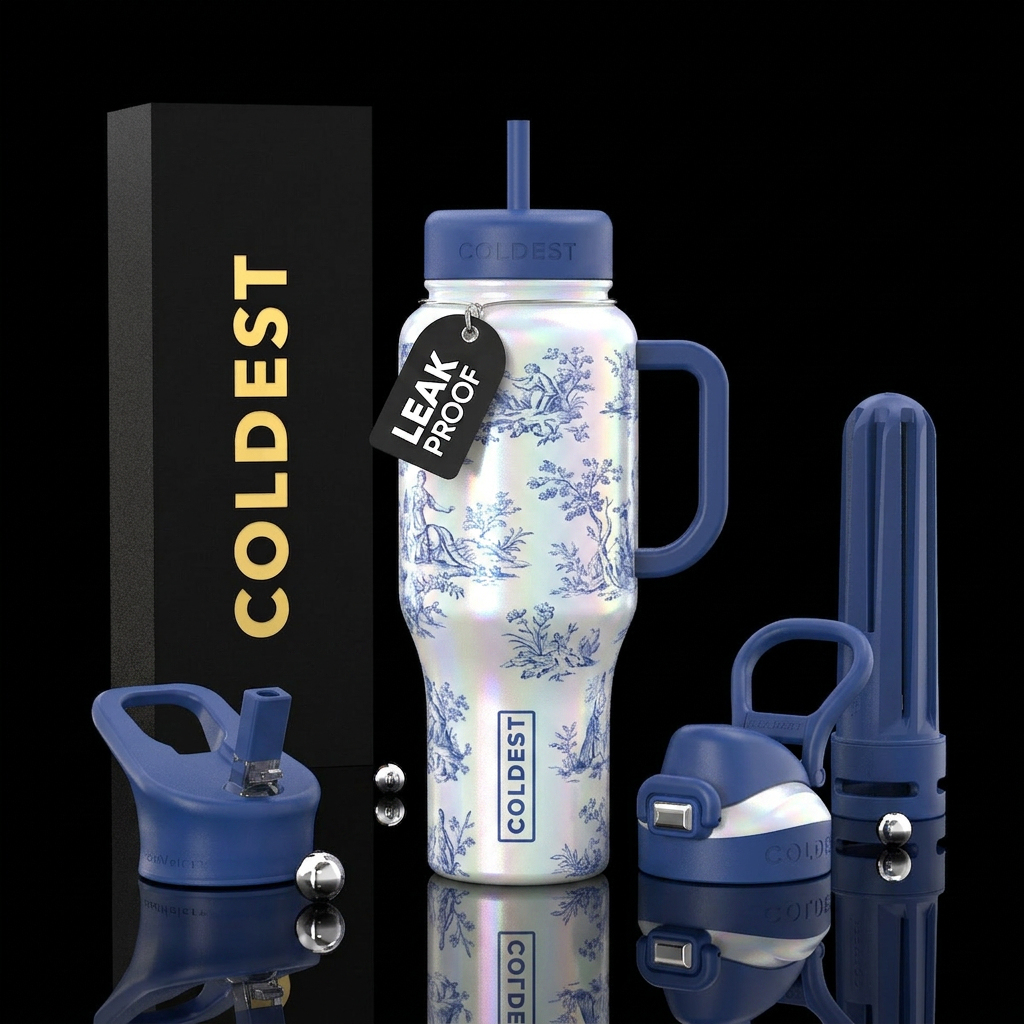 Toile water bottle design