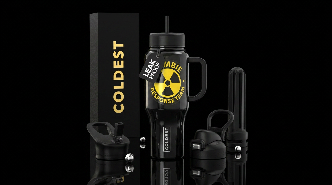 Zombie Response Team water bottle design