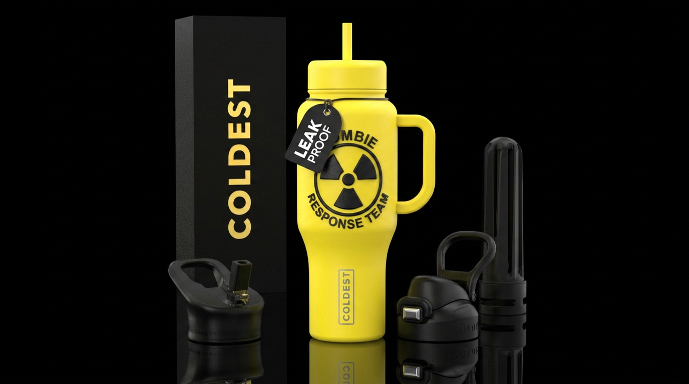 Zombie Response Team 2 water bottle design