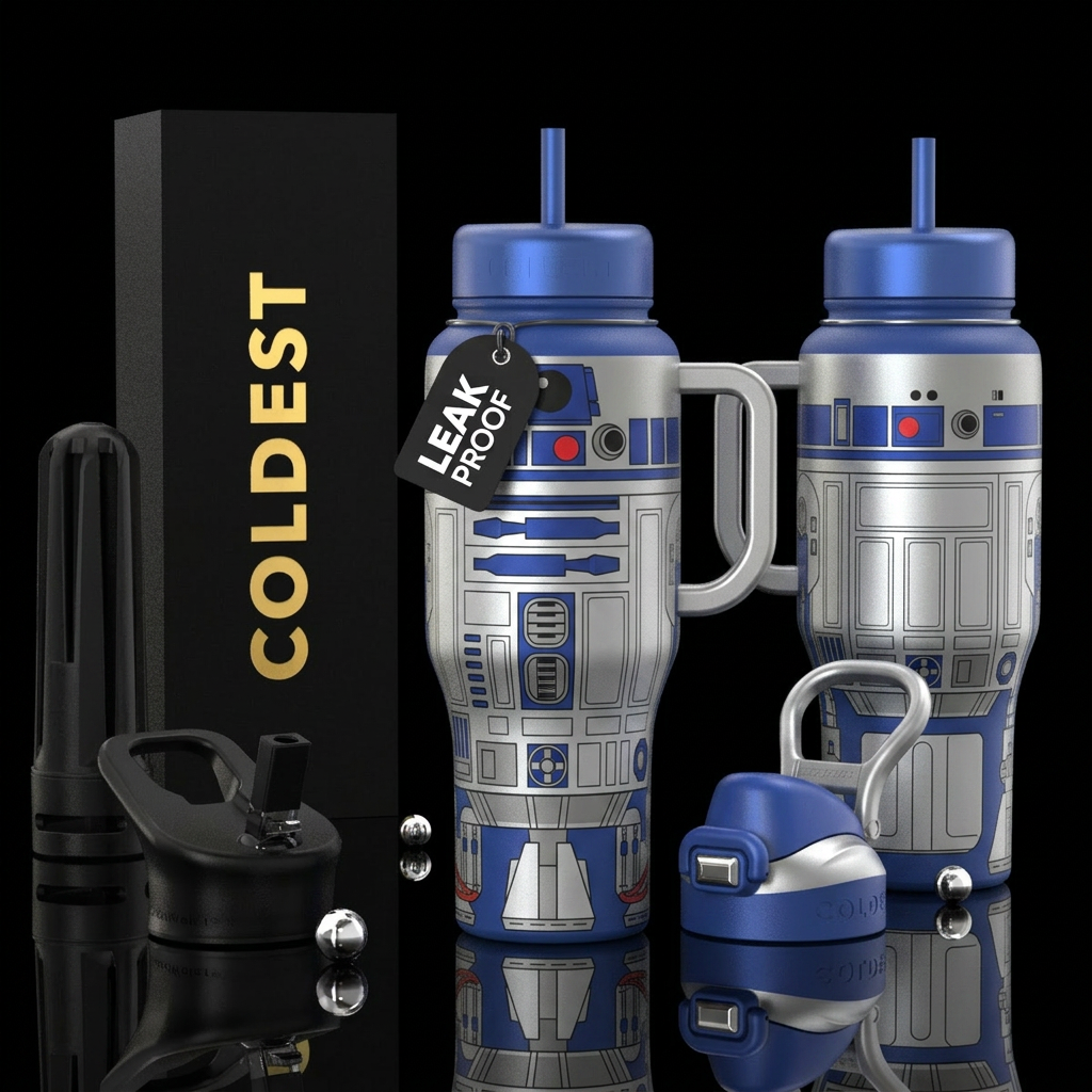 Droids water bottle design