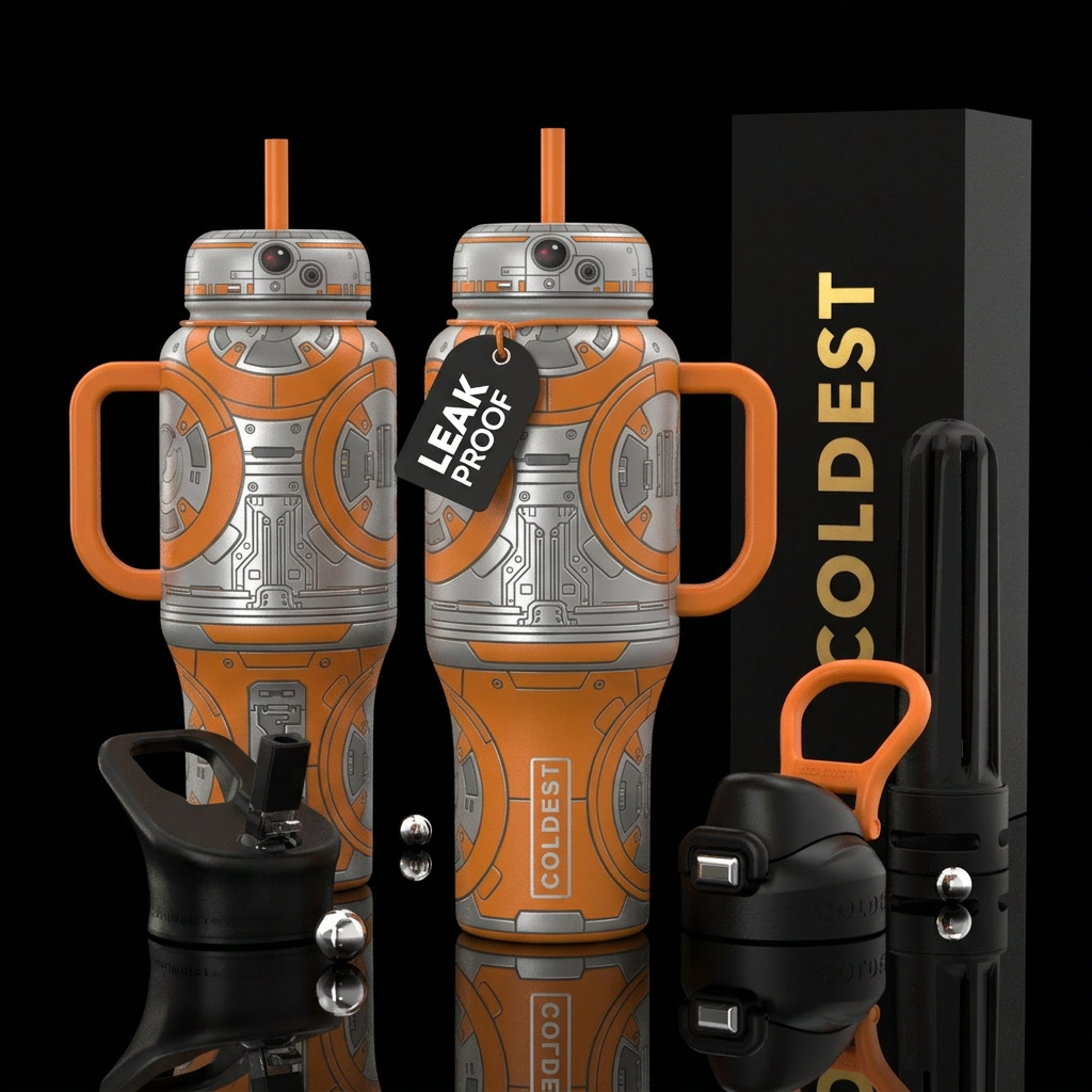 Droids 2 water bottle design