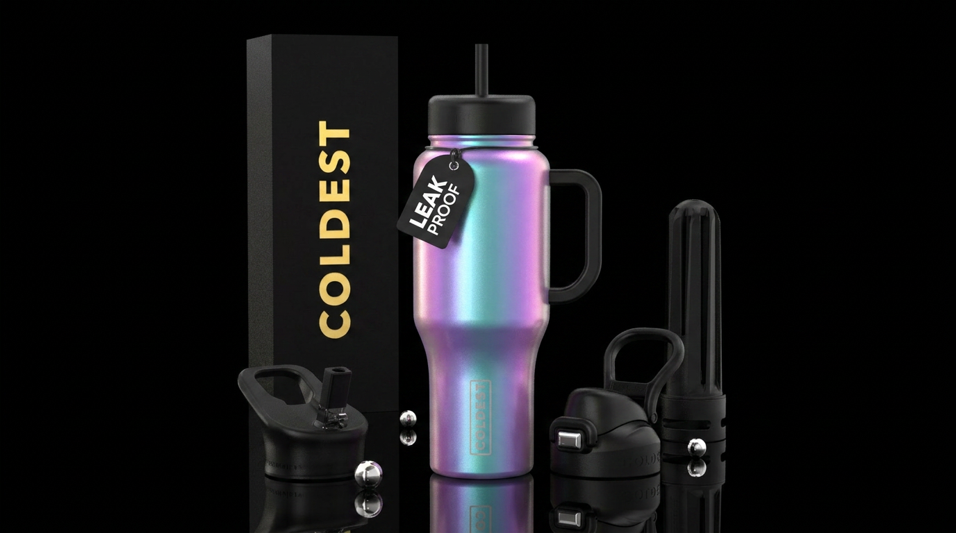Colorshift water bottle design