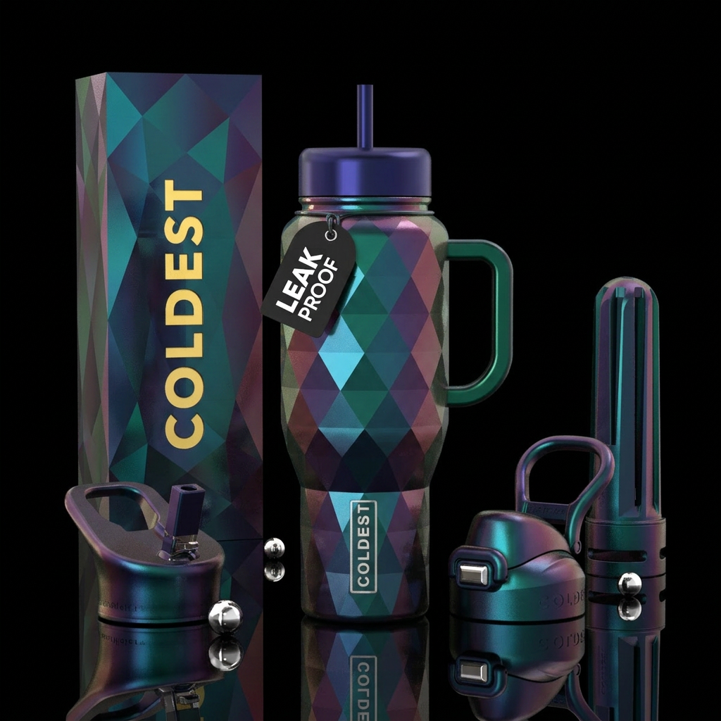 Alexandrite water bottle design