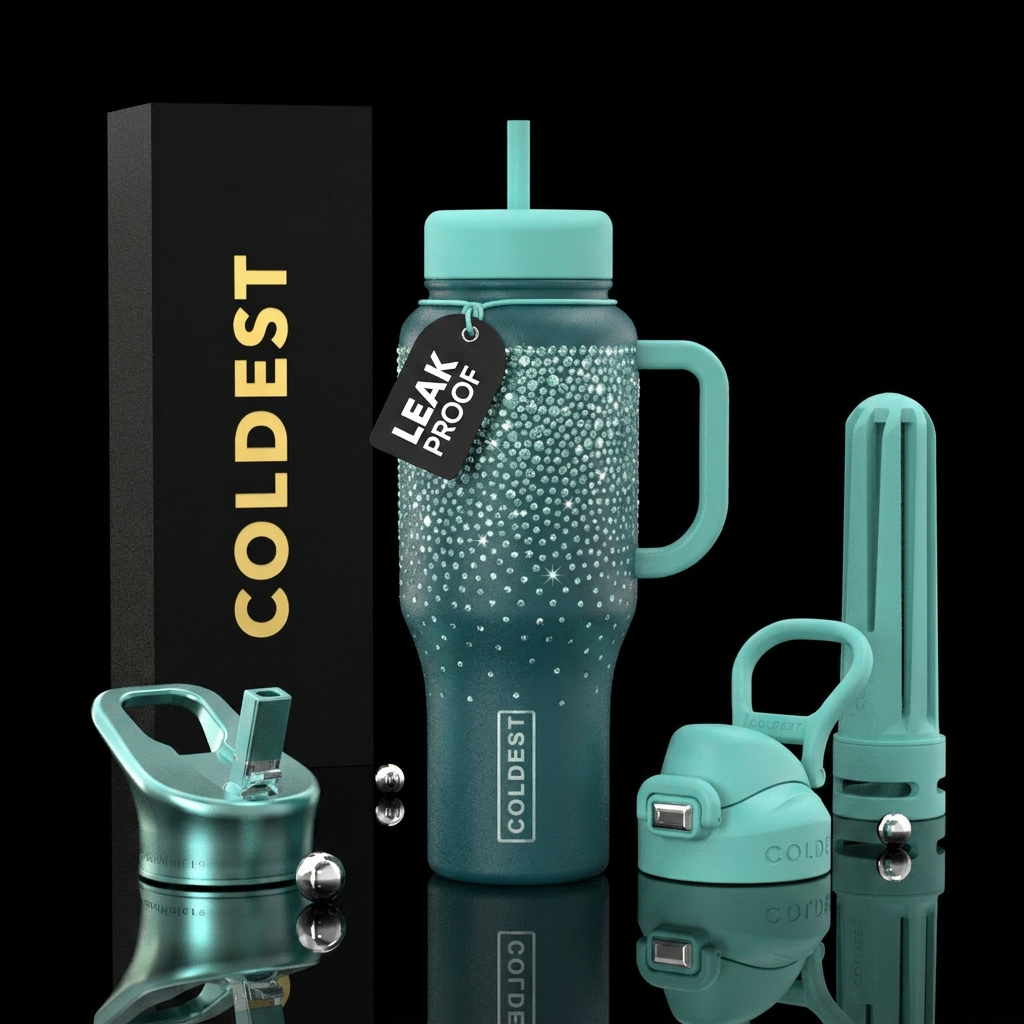 Gem Fade water bottle design