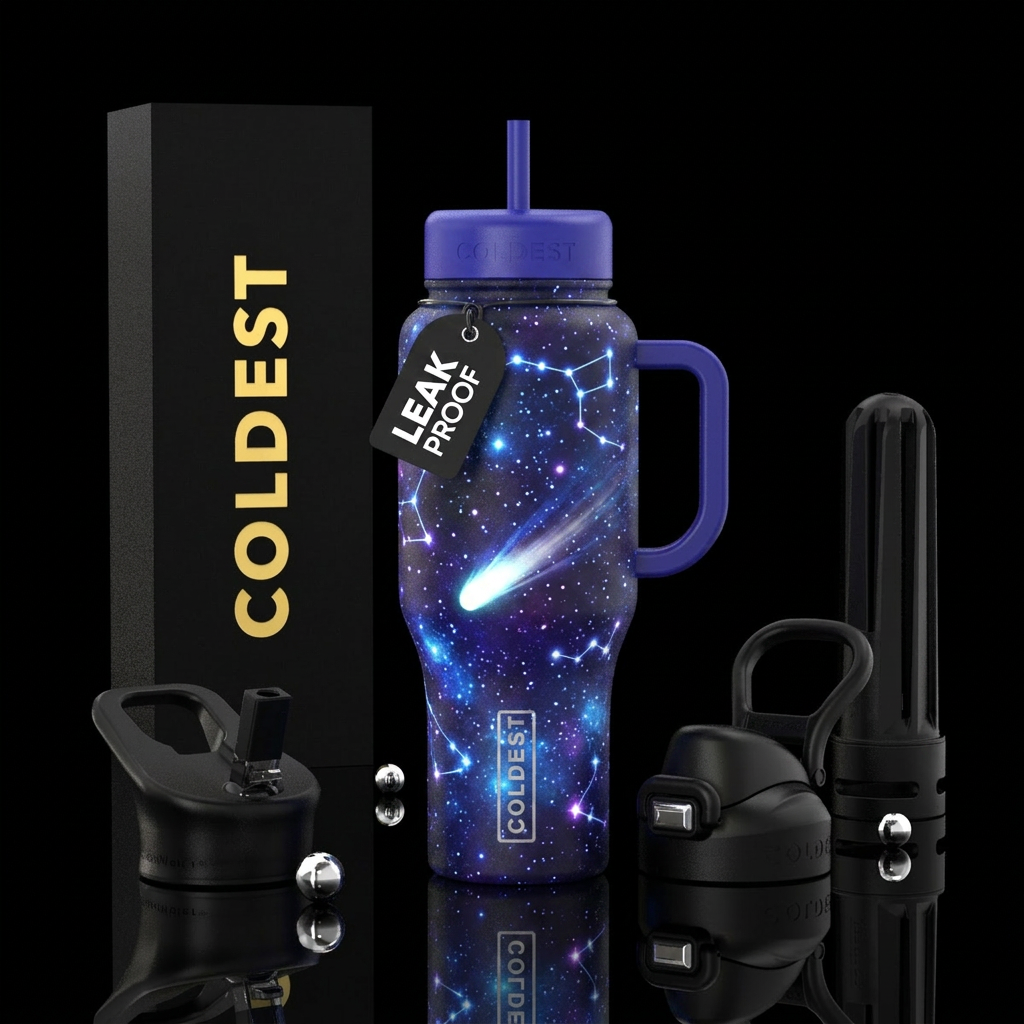 Space water bottle design
