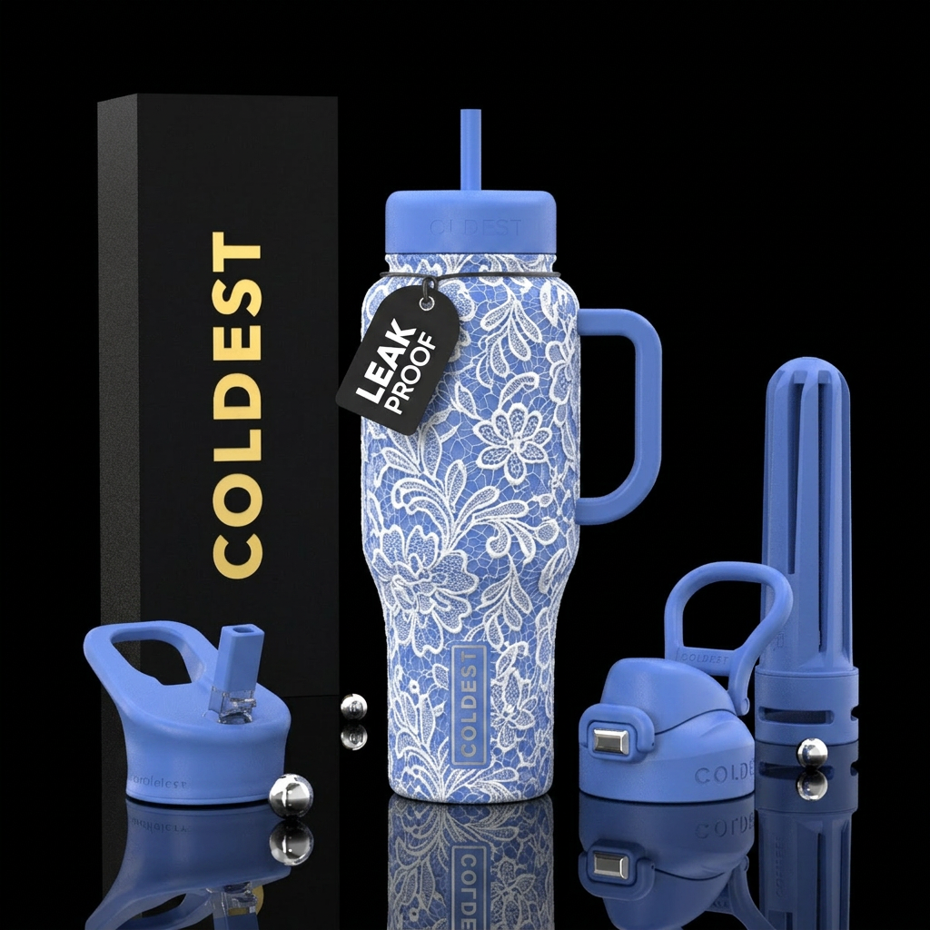 Something Blue water bottle design