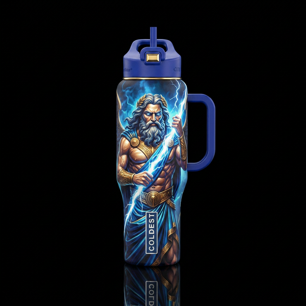 Zeus water bottle design