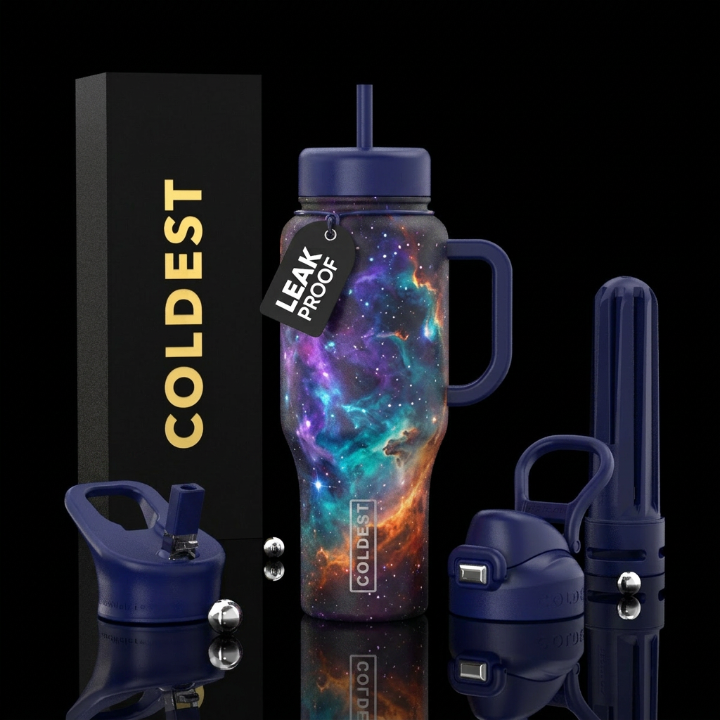 Galactic Haze water bottle design