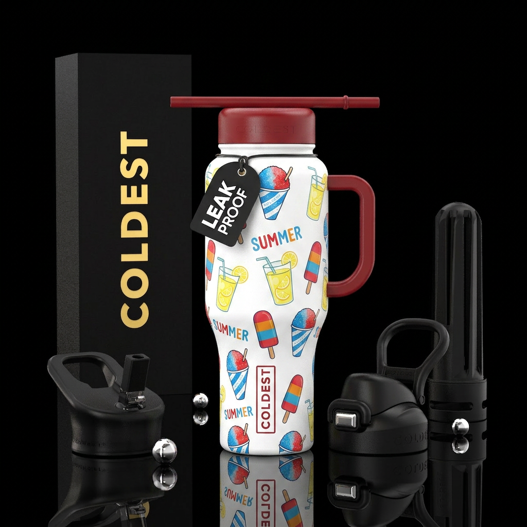 Summer Pops water bottle design