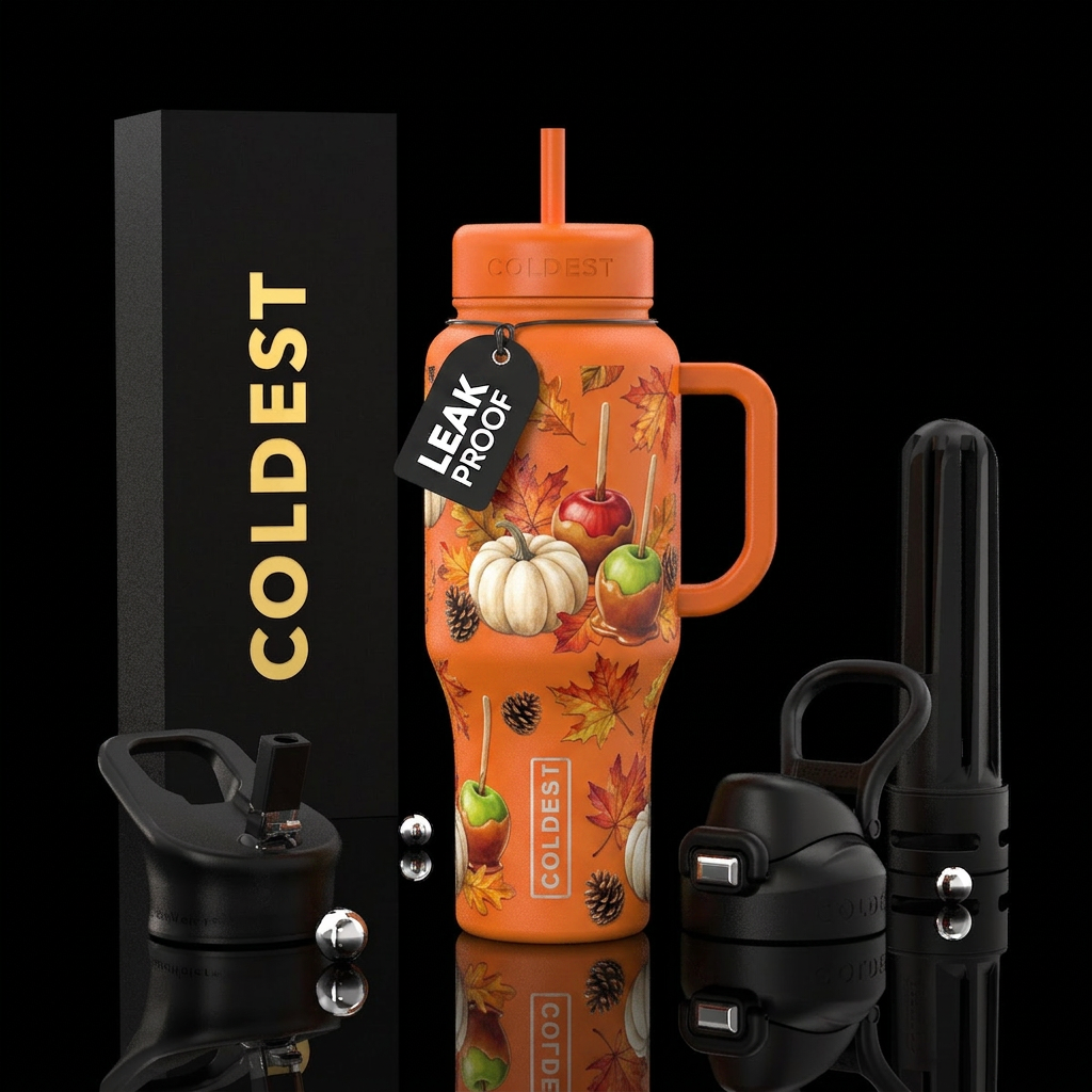Autumnal Taste water bottle design