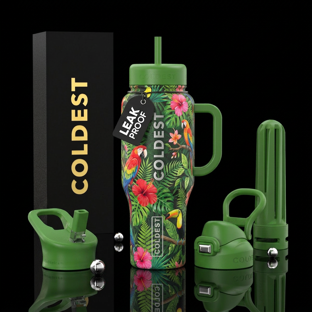 Jungle Jive water bottle design