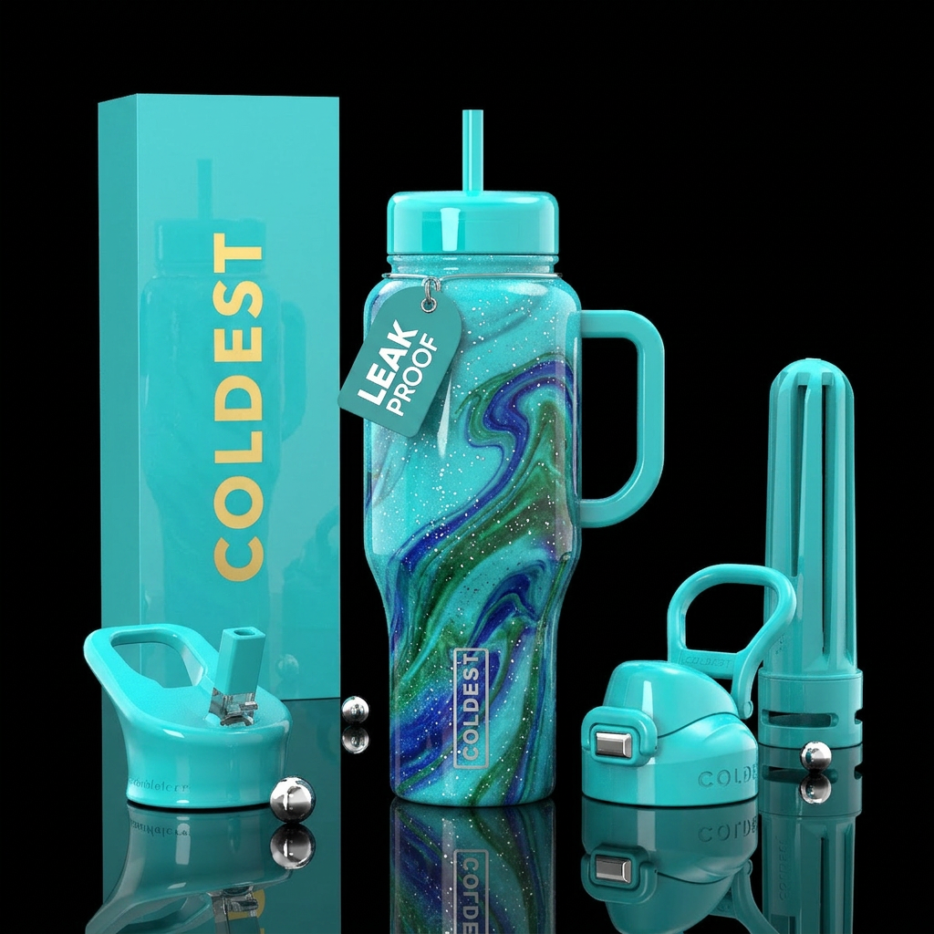 In The Mind of Blues water bottle design