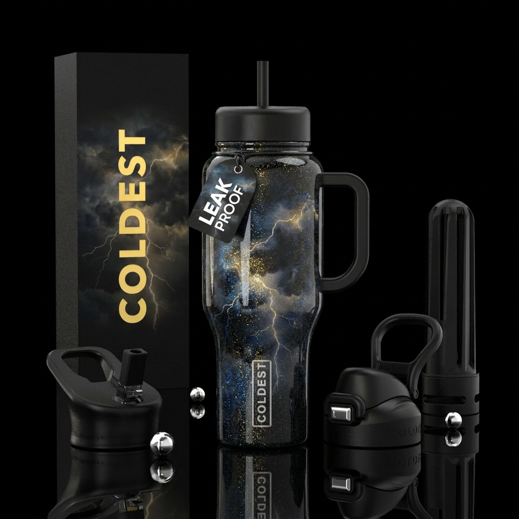 Into The Storm water bottle design
