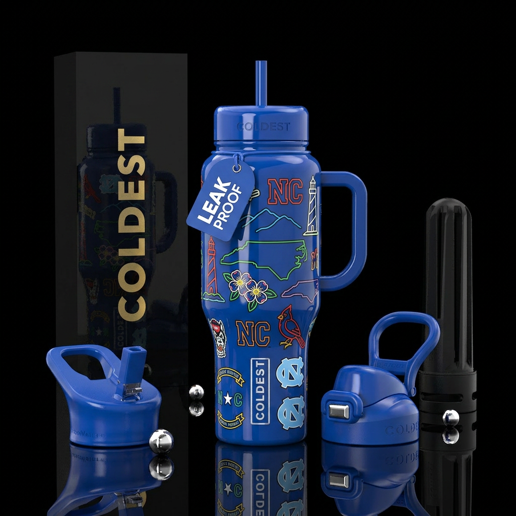 Homebound -- NC Edition #2 water bottle design