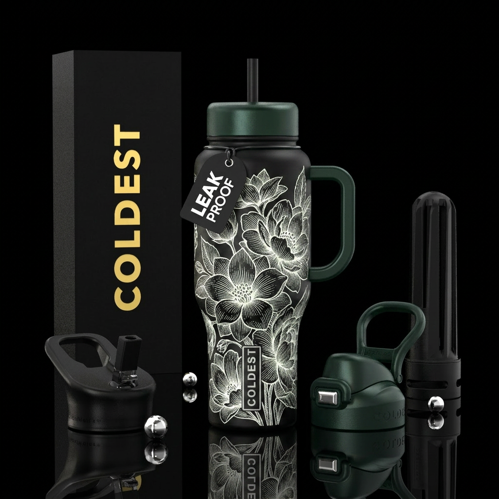 I want a deep black bottle where  the fine line bo... water bottle design