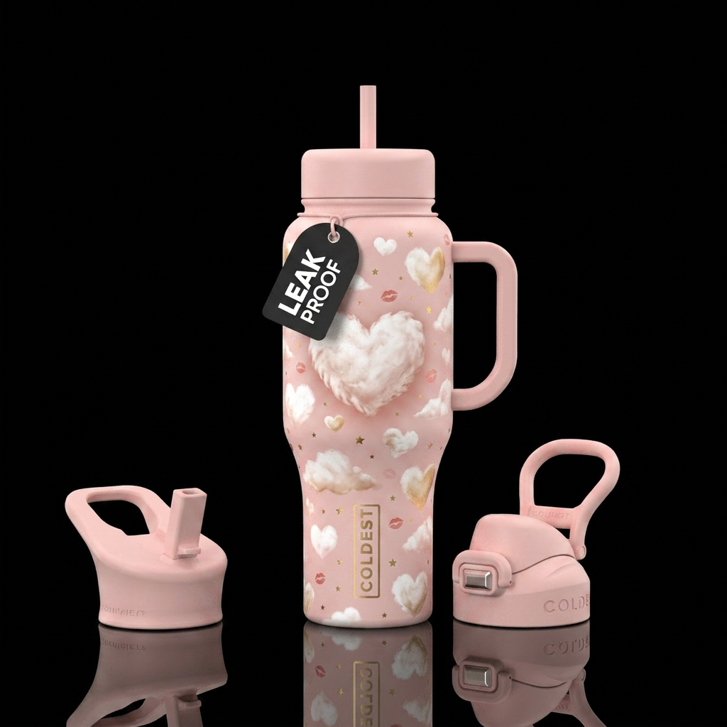 I want a soft blush pink bottle  that feels like V... water bottle design