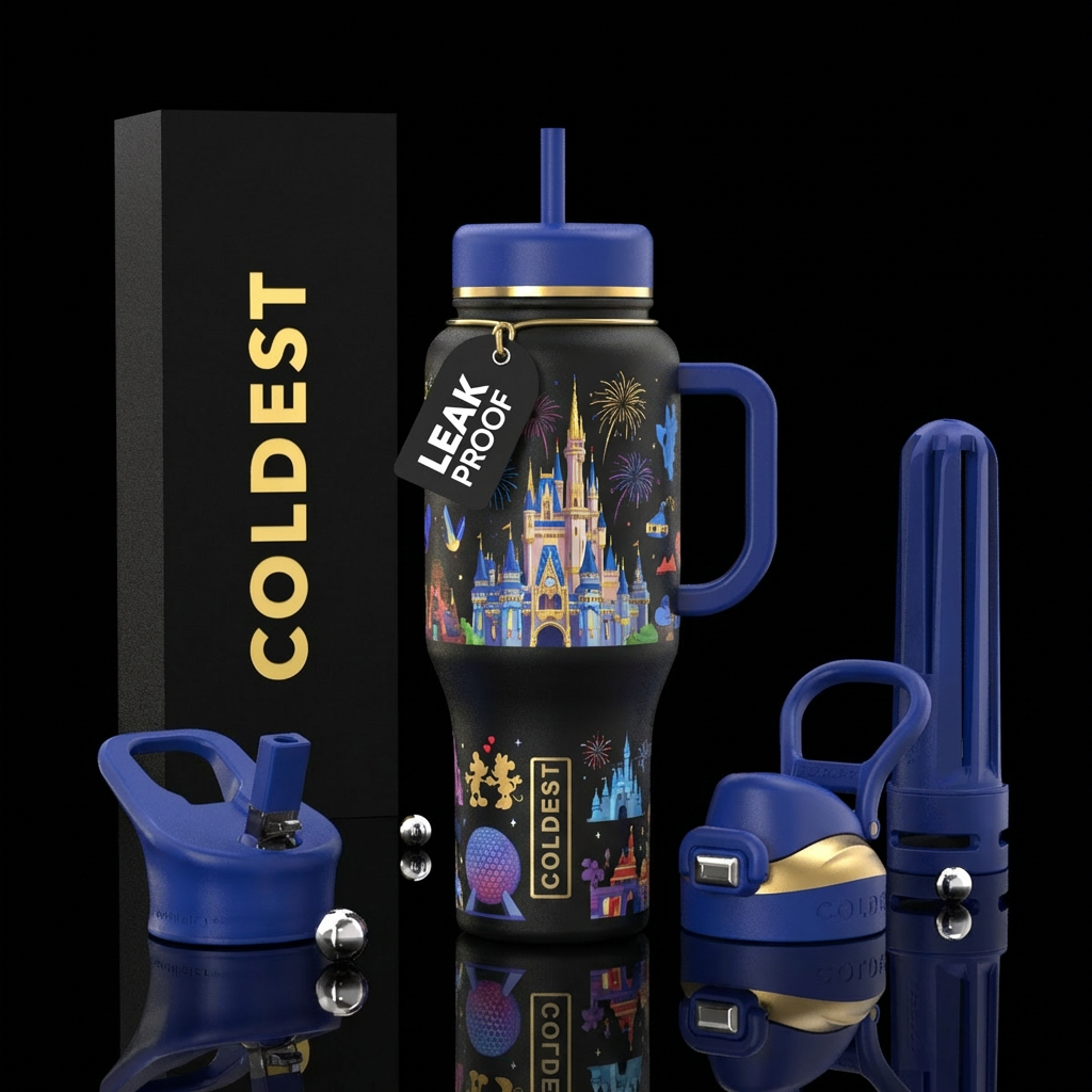 Disney World water bottle design