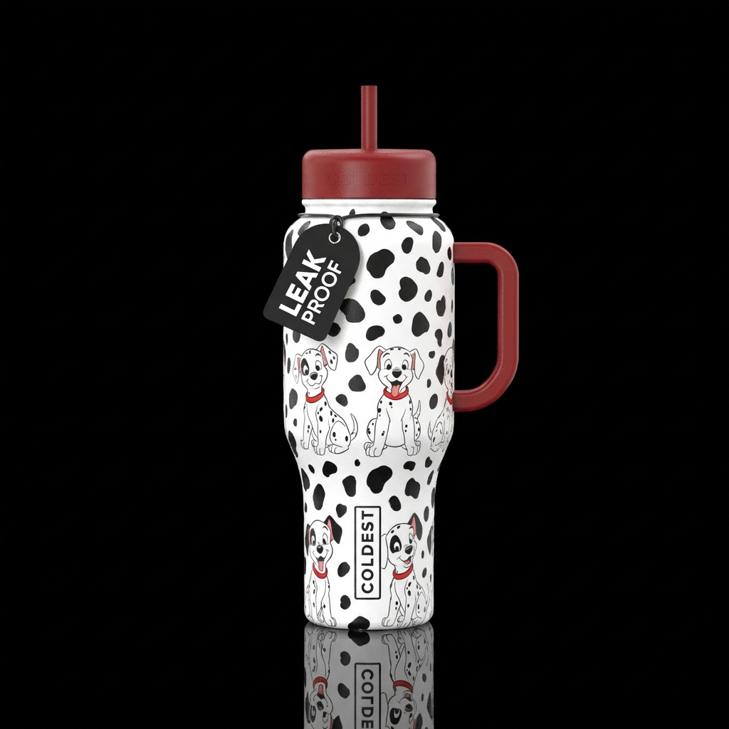 101 Dalmatians water bottle design