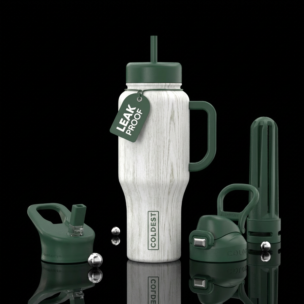White pine water bottle design