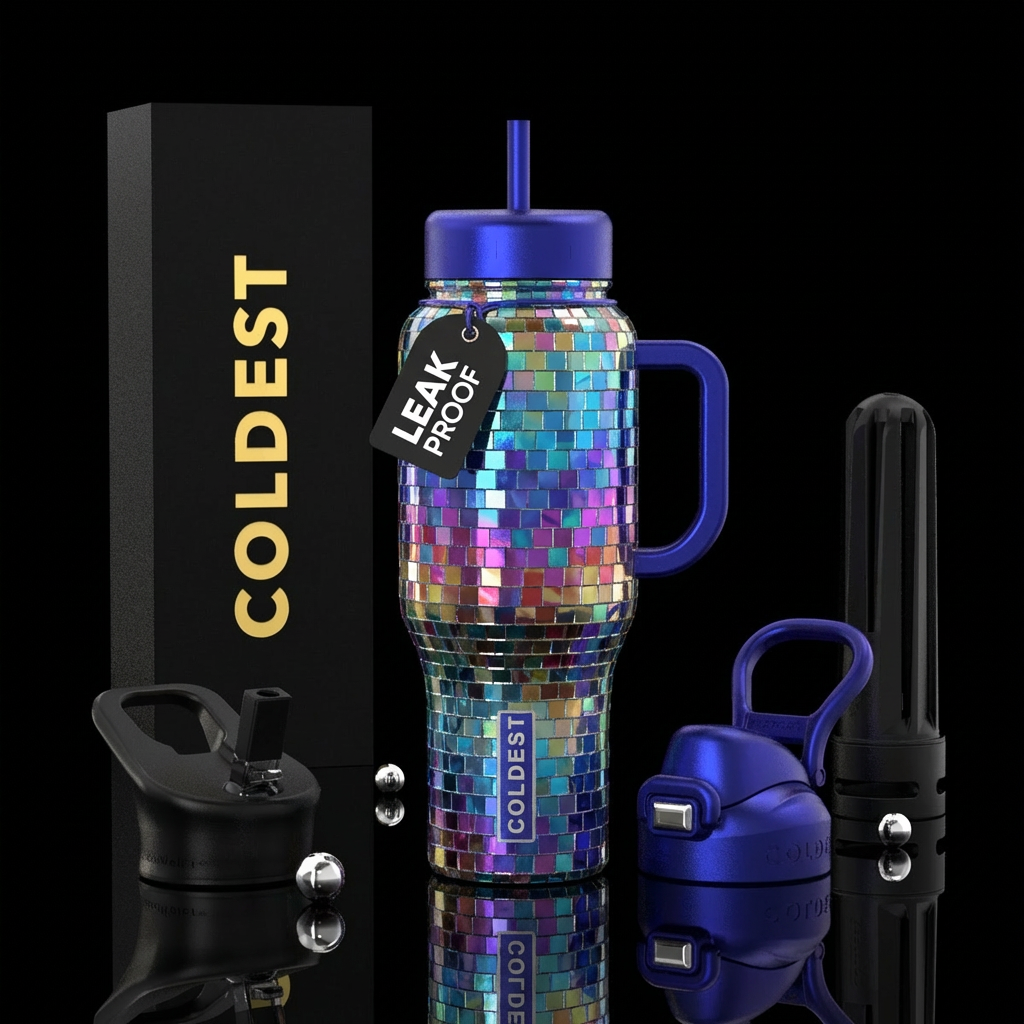 disco gallon water bottle design