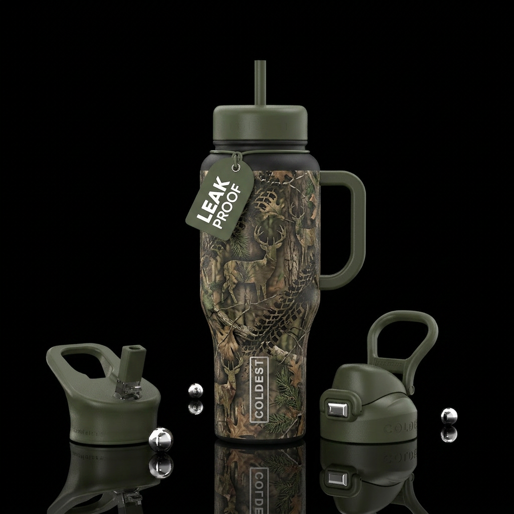 Timber Stalker water bottle design