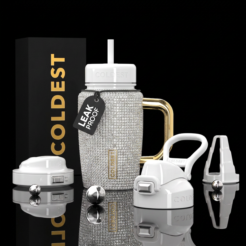 Diamonds are Forever water bottle design