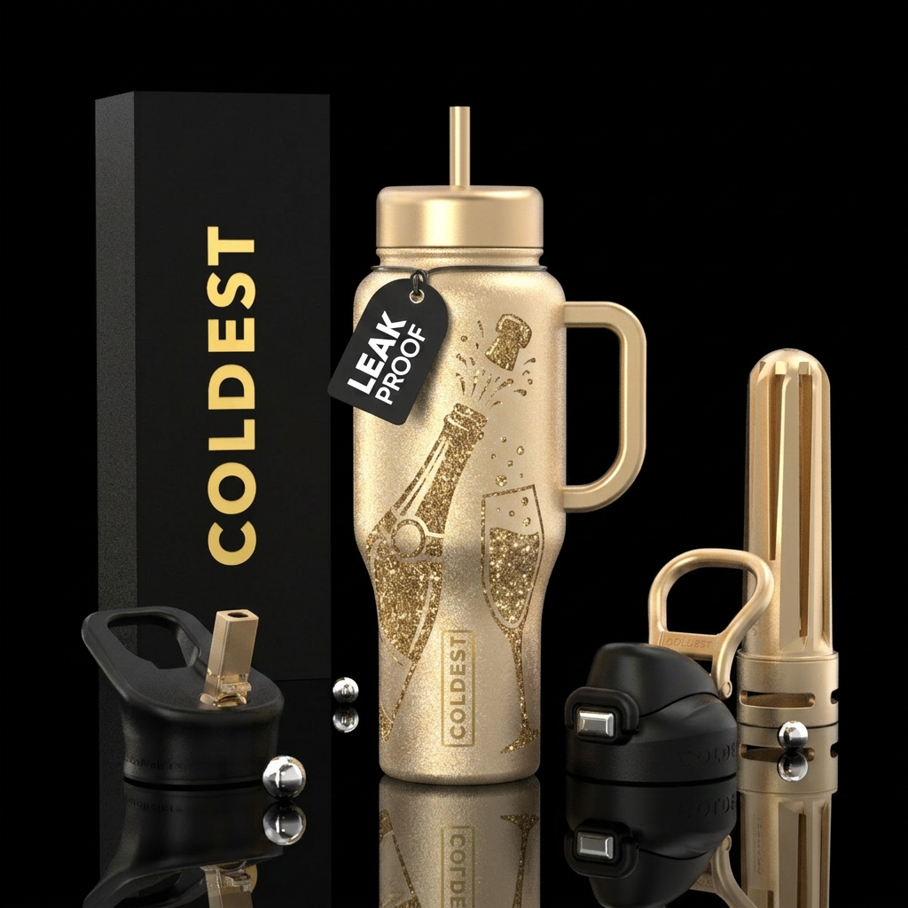 Celebrate water bottle design