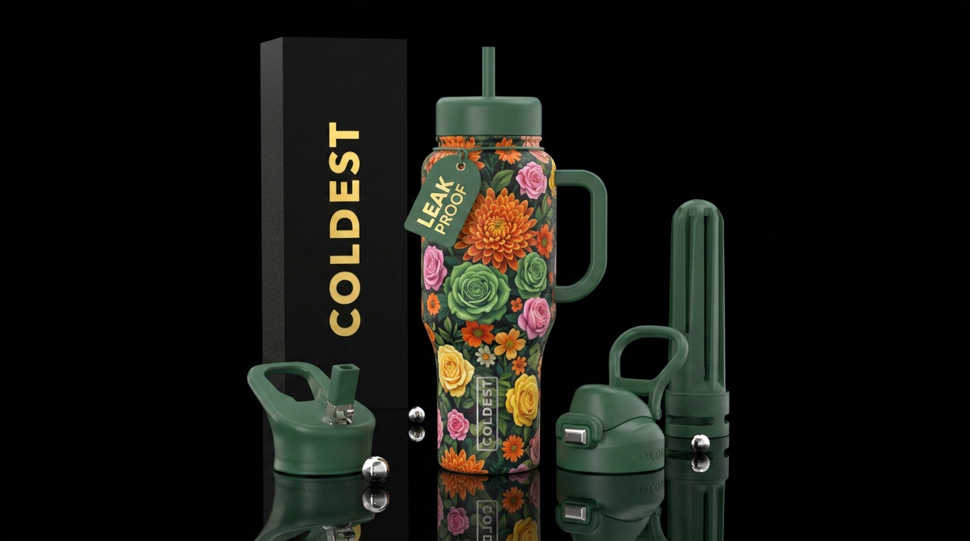 In Bloom water bottle design