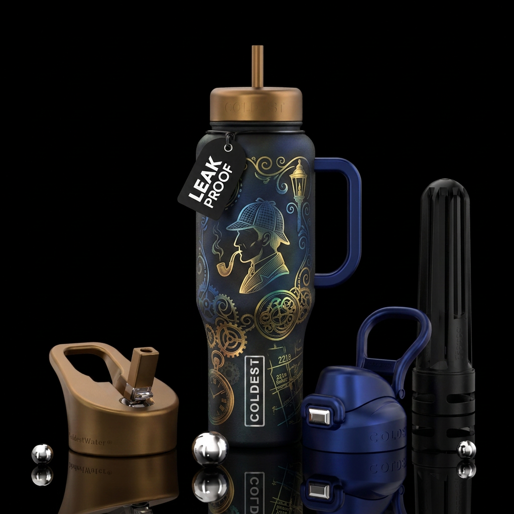 Inquisitive water bottle design