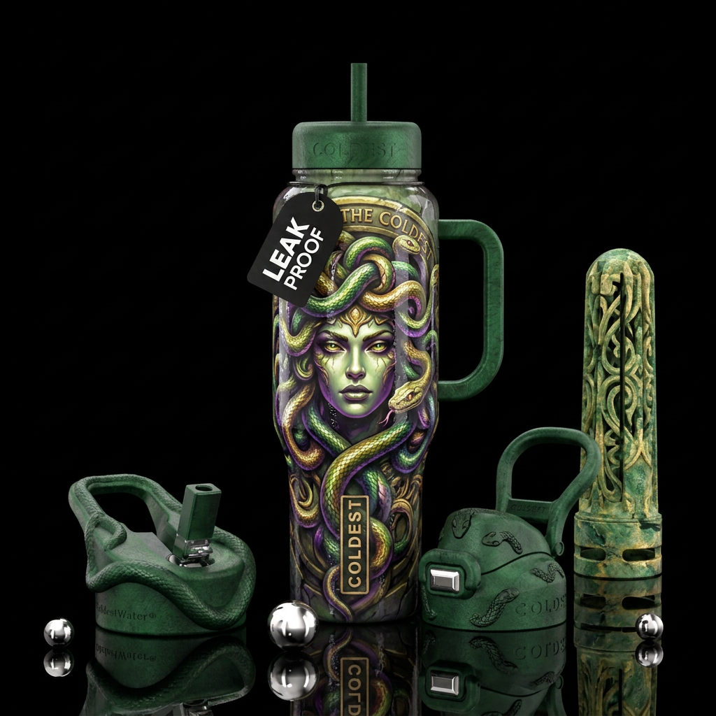 Madusa water bottle design