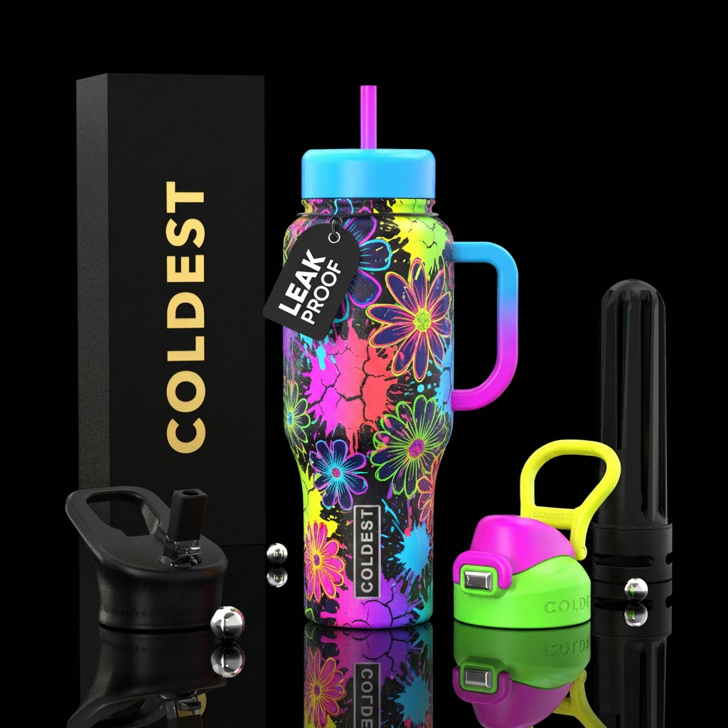 Happy Daze water bottle design