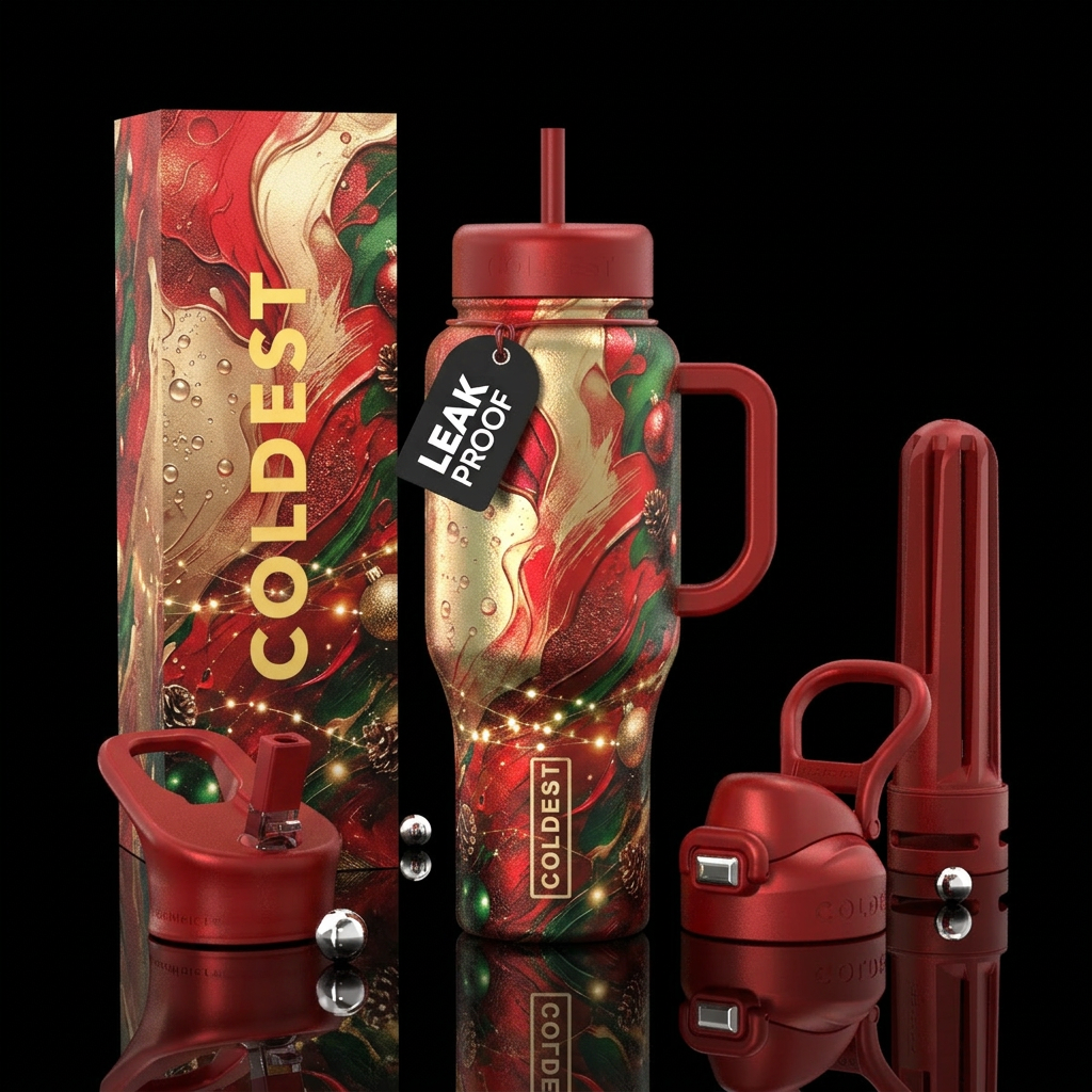 lo-fi, provocative, scarlet, champagne, divine, dr... water bottle design