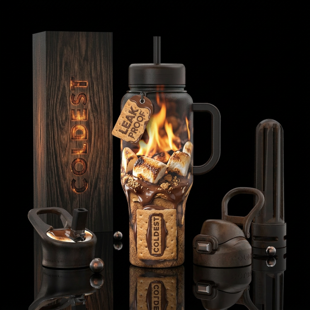Smores water bottle design