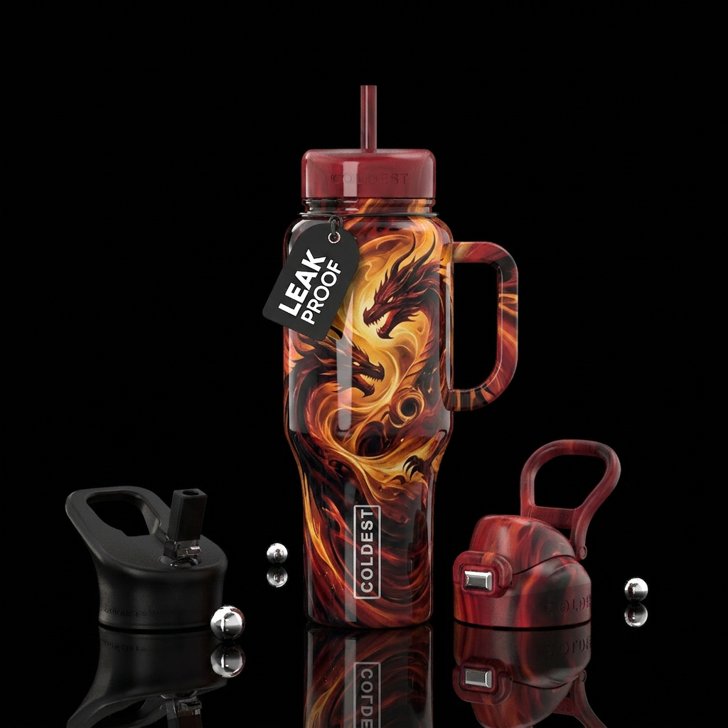 The Battle water bottle design