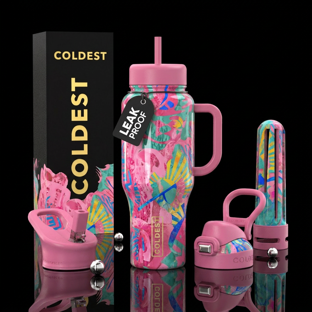 Hide and pink, games, hidden, tag, summertime,, ab... water bottle design