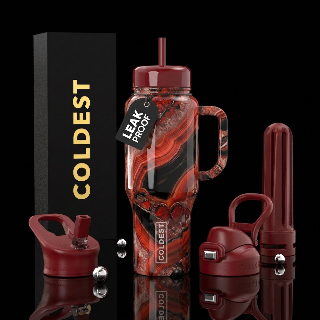 Stoned water bottle design