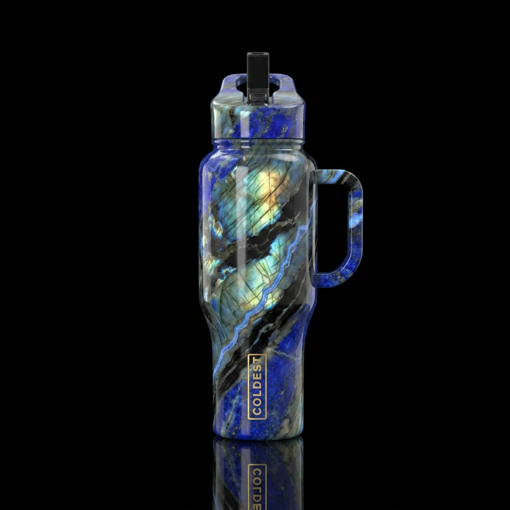 I’ve got the blues water bottle design